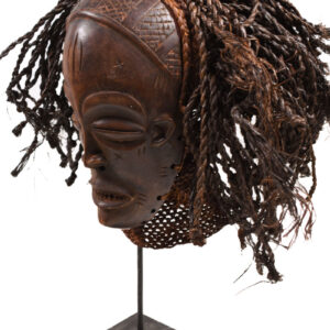 Mask - Wood, Rope - Mwana Pwo - Chokwe - DR Congo