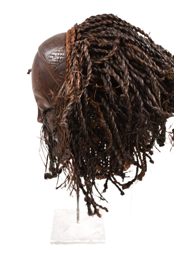 Mask - Wood, Rope - Mwana Pwo - Chokwe - DR Congo