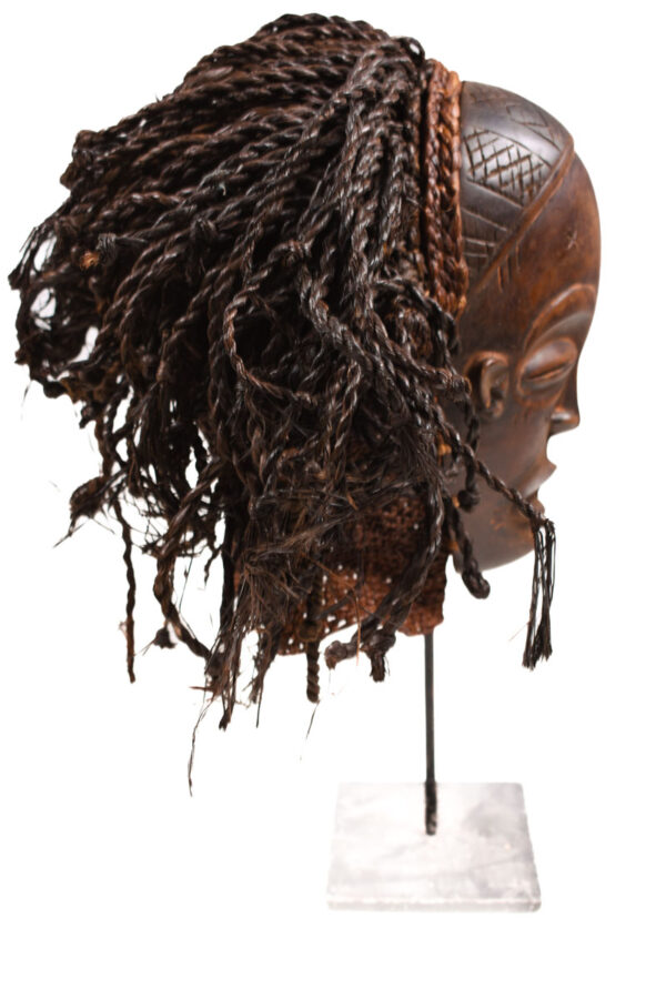 Mask - Wood, Rope - Mwana Pwo - Chokwe - DR Congo