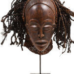 Mask - Wood, Rope - Mwana Pwo - Chokwe - DR Congo
