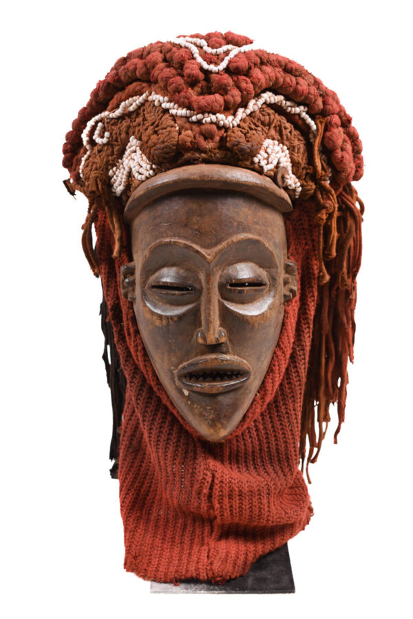 Mask - Wood, Rope - Mwana Pwo - Chokwe - DR Congo