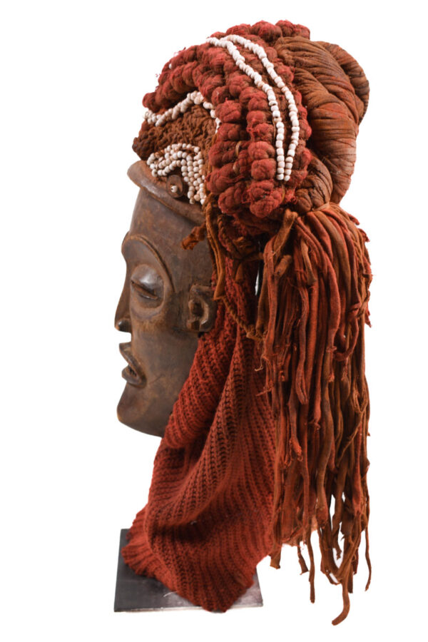 Mask - Wood, Rope - Mwana Pwo - Chokwe - DR Congo