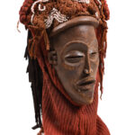 Mask - Wood, Rope - Mwana Pwo - Chokwe - DR Congo