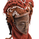Mask - Wood, Rope - Mwana Pwo - Chokwe - DR Congo