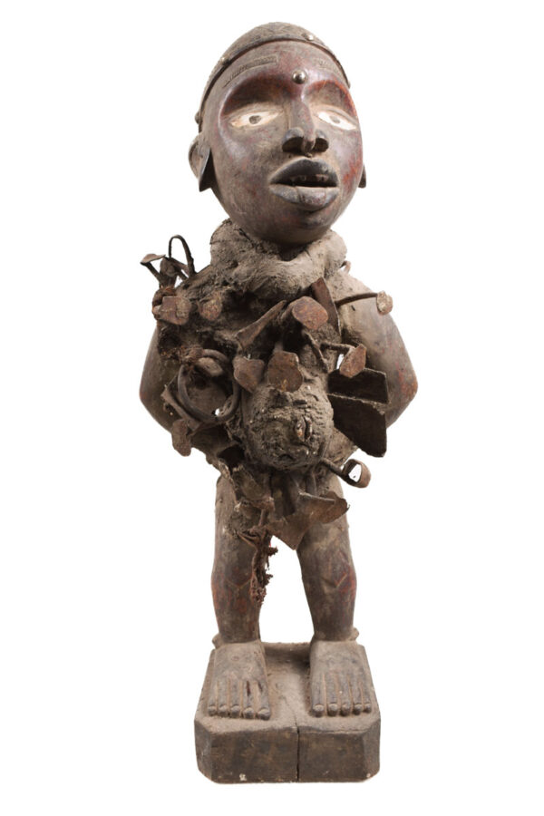 Figure - Wood, nails - Nkisi - Yombe - Congo