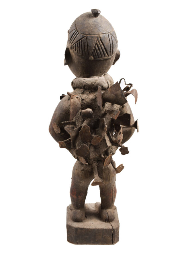 Figure - Wood, nails - Nkisi - Yombe - Congo