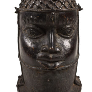 King`s Head - Bronze - In the style of Edo - Benin
