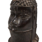 King`s Head - Bronze - In the style of Edo - Benin