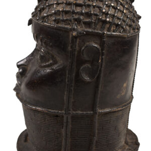 King`s Head - Bronze - In the style of Edo - Benin