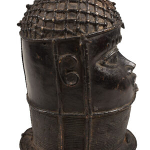 King`s Head - Bronze - In the style of Edo - Benin