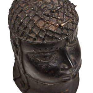 King`s Head - Bronze - In the style of Edo - Benin