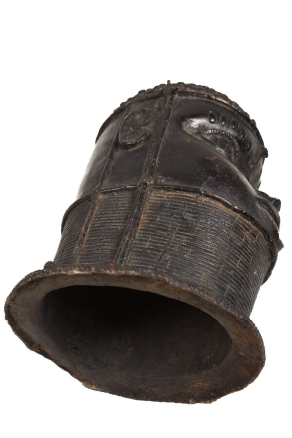King`s Head - Bronze - In the style of Edo - Benin