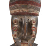 Dance mask - Wood - Bete - Ivory Coast