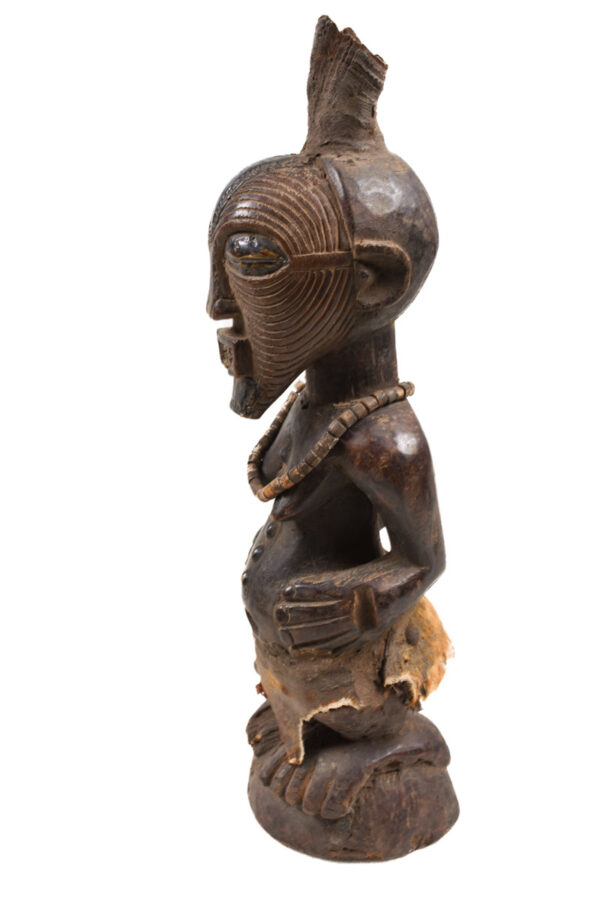 Power Figure - Wood, Horn - Songye - Congo