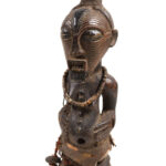 Power Figure - Wood, Horn - Songye - Congo
