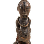 Power Figure - Wood, Horn - Songye - Congo