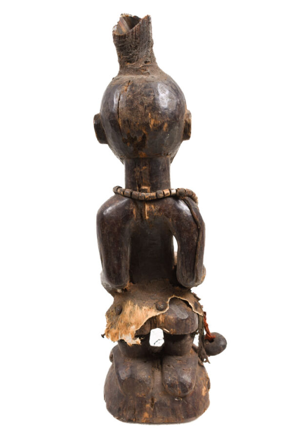 Power Figure - Wood, Horn - Songye - Congo