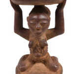 Stool - Wood - Luba - DR Congo