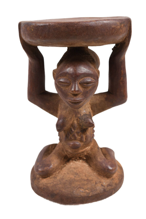 Stool - Wood - Luba - DR Congo
