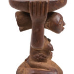 Stool - Wood - Luba - DR Congo