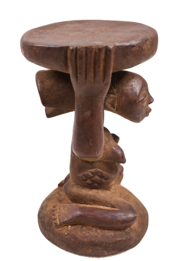 Stool - Wood - Luba - DR Congo