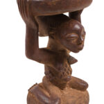 Stool - Wood - Luba - DR Congo