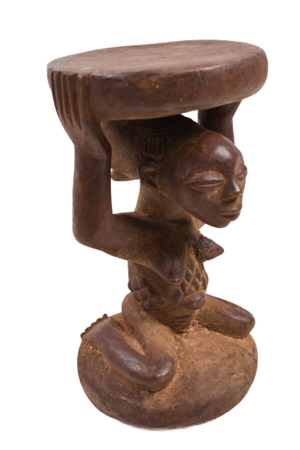 Stool - Wood - Luba - DR Congo