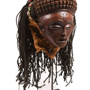 Mask - Wood, Rope - Mwana Pwo - Chokwe - DR Congo