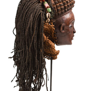 Mask - Wood, Rope - Mwana Pwo - Chokwe - DR Congo