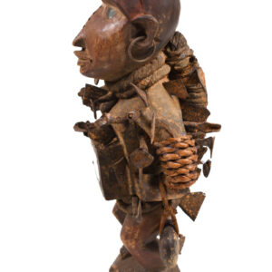 Nkisi Figure - Nail, Wood - Yombe - Congo