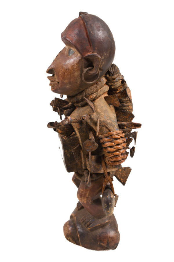 Nkisi Figure - Nail, Wood - Yombe - Congo