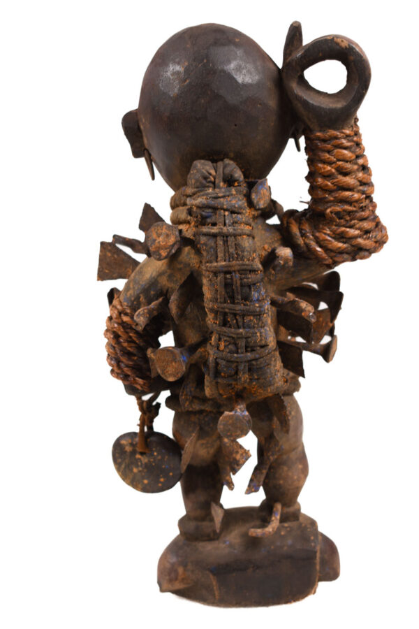 Nkisi Figure - Nail, Wood - Yombe - Congo