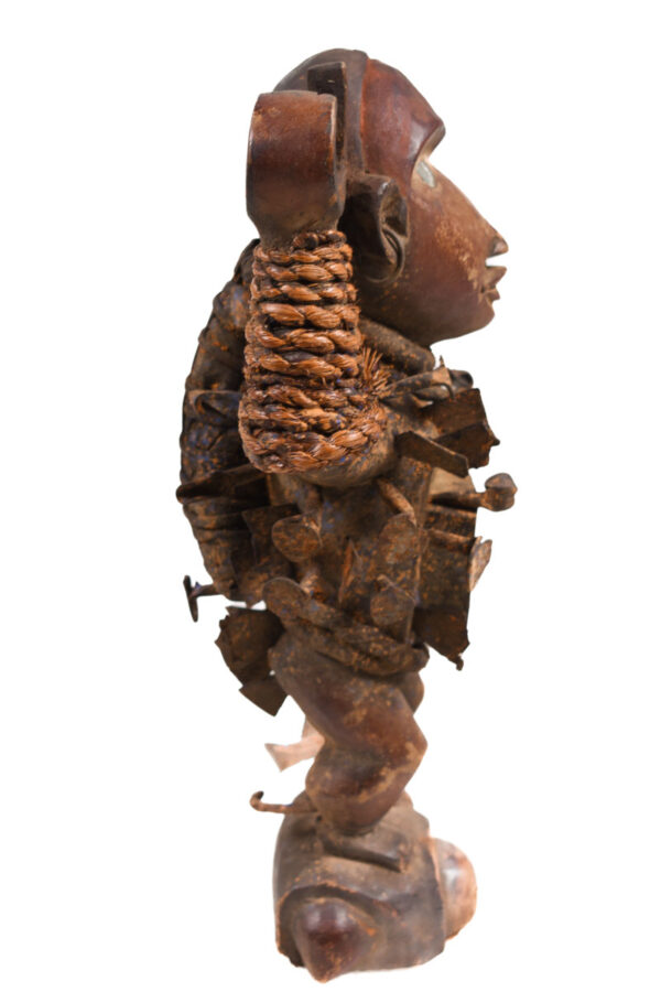 Nkisi Figure - Nail, Wood - Yombe - Congo