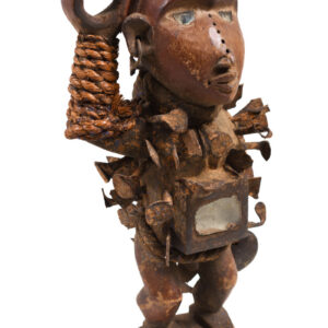 Nkisi Figure - Nail, Wood - Yombe - Congo