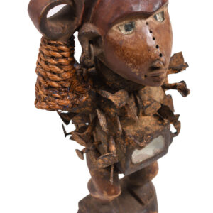 Nkisi Figure - Nail, Wood - Yombe - Congo