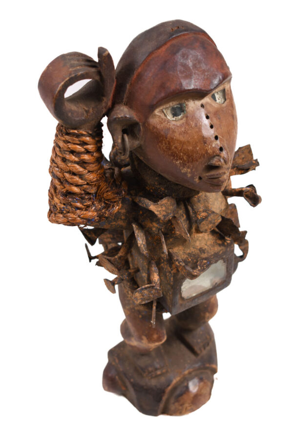 Nkisi Figure - Nail, Wood - Yombe - Congo