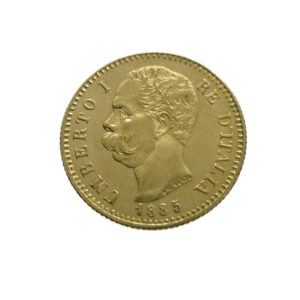 Italy 20 Lire 1885 Umberto I
