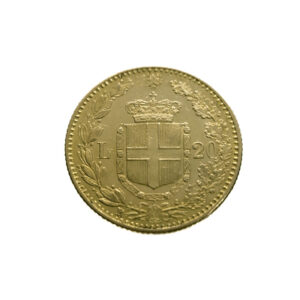 Italy 20 Lire 1885 Umberto I