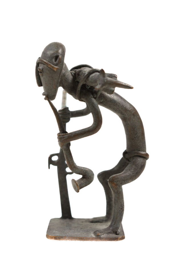 Goldweight figure - Bronze - Ashanti - Ghana