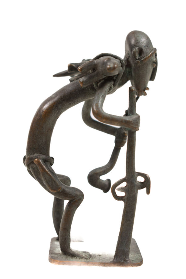 Goldweight figure - Bronze - Ashanti - Ghana