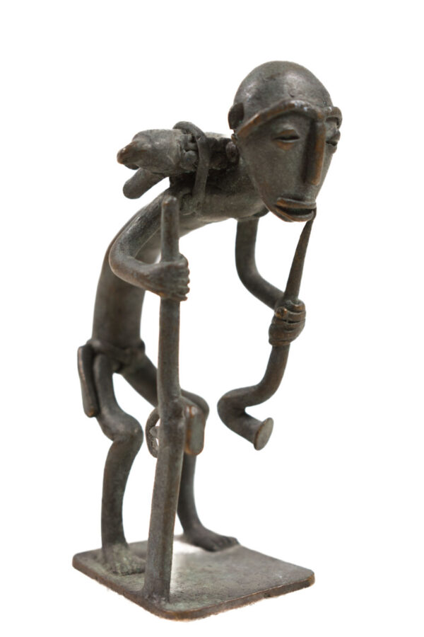 Goldweight figure - Bronze - Ashanti - Ghana