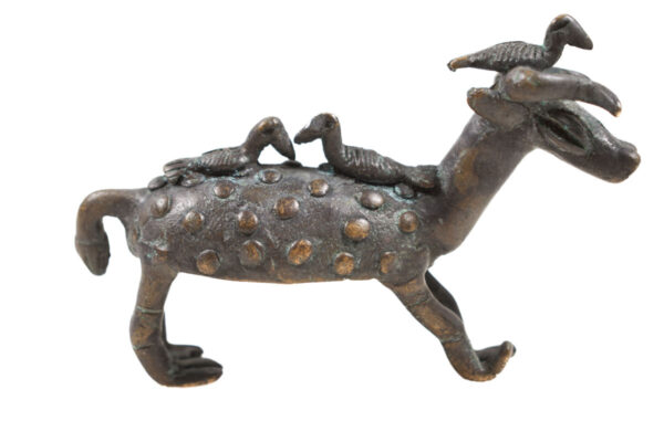 Bushcow Figure - Bronze - Bobo - Burkina Faso