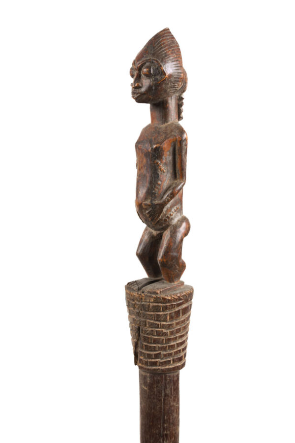 Staff / Scepter - Wood - Baule - Ivory Coast