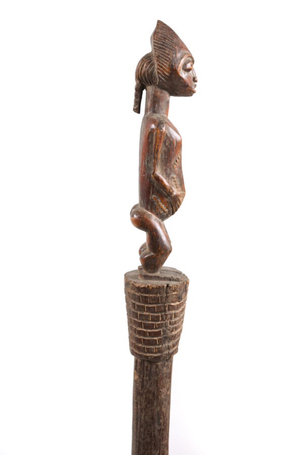 Staff / Scepter - Wood - Baule - Ivory Coast