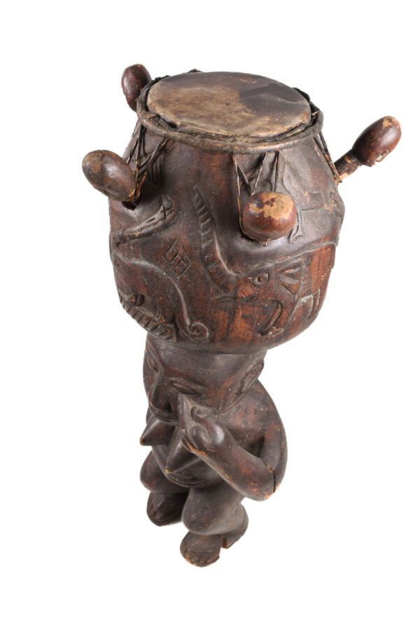 Drum - Wood, Leather - Baga - Guinea