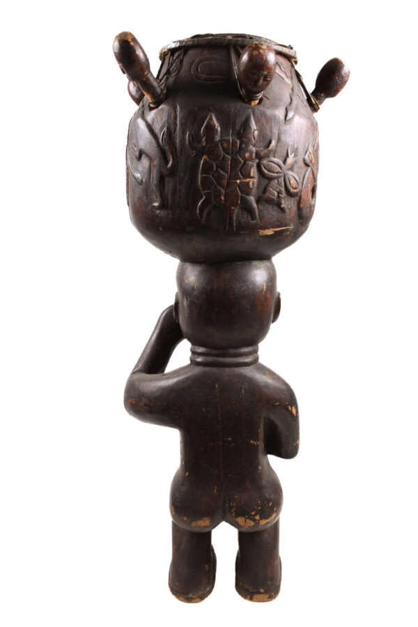 Drum - Wood, Leather - Baga - Guinea
