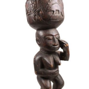 Drum - Wood, Leather - Baga - Guinea