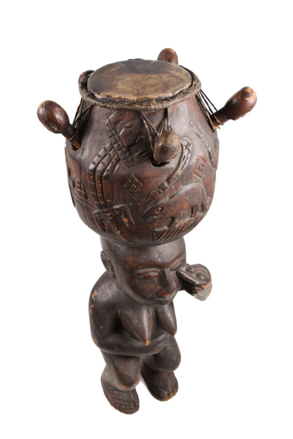 Drum - Wood, Leather - Baga - Guinea