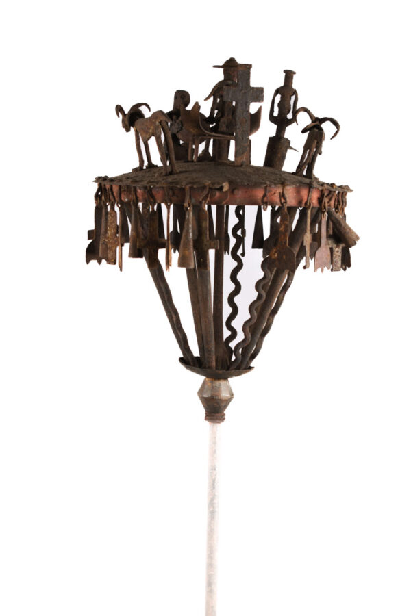 Altar memorial Staff - Asen - Iron - Fon - Benin - Schädler certificate