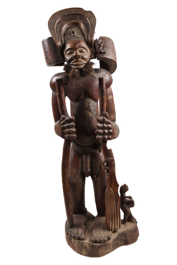 Tshibinda Figure - Wood - Chokwe - Congo